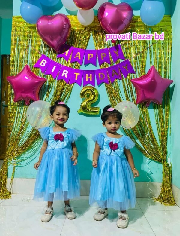 বেবী সেমি পার্টি ড্রেস - Image 3