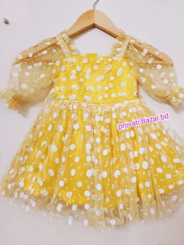Baby Girls Party Dress Daisy Print Sweet Dress 0-12 years - Image 3
