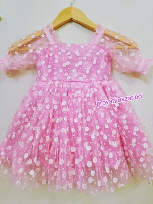 Baby Girls Party Dress Short Sleeve Daisy Print Sweet Dress 0-12 years