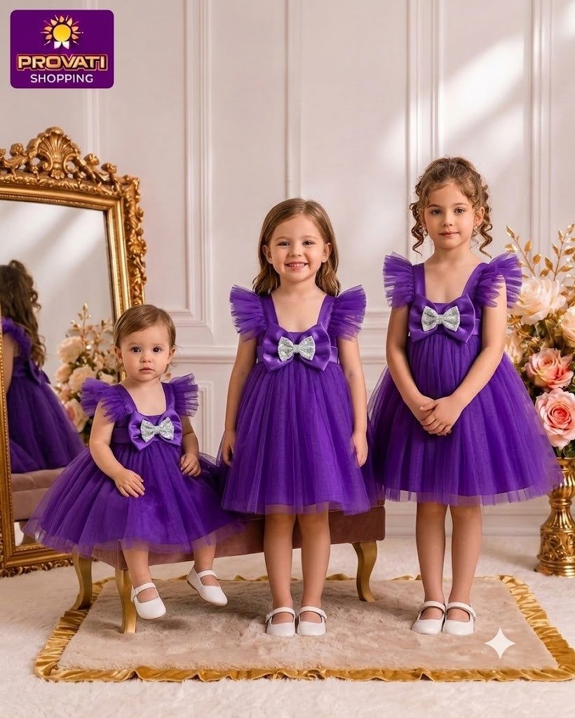 Baby Girls Dress Fashionable Party Dress 0-12 Yrsas - Image 2
