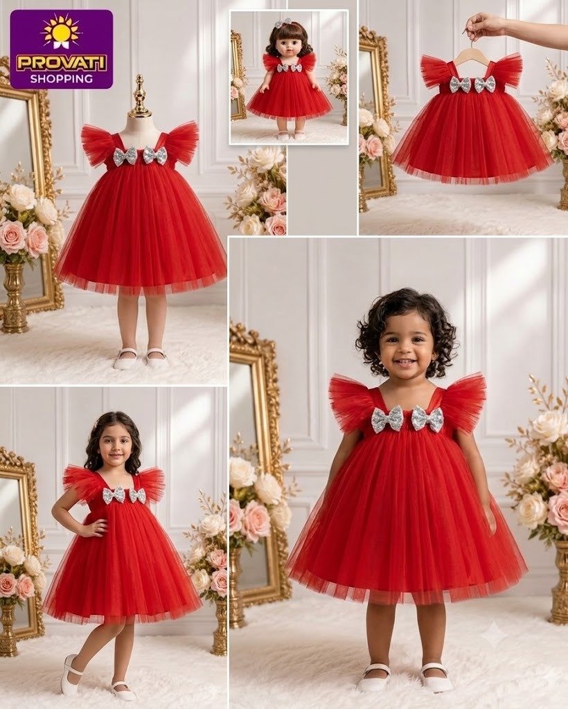 Baby Girls Dress Fashionable Party Dress 0-12 Yrsas - Image 2