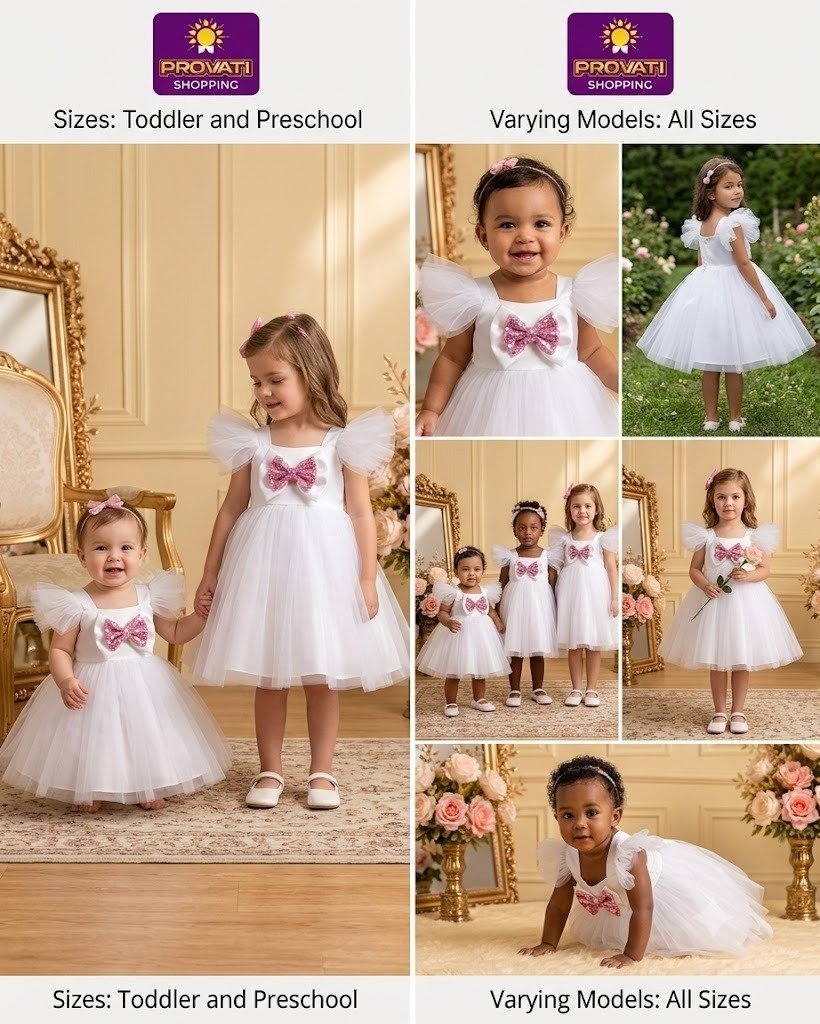Baby Girls Dress Fashionable Party Dress 0-12 Yrsas - Image 2