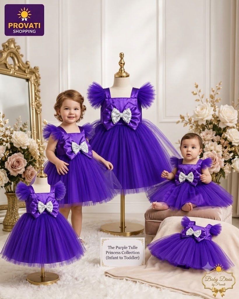 Baby Girls Dress Fashionable Party Dress 0-12 Yrsas - Image 2