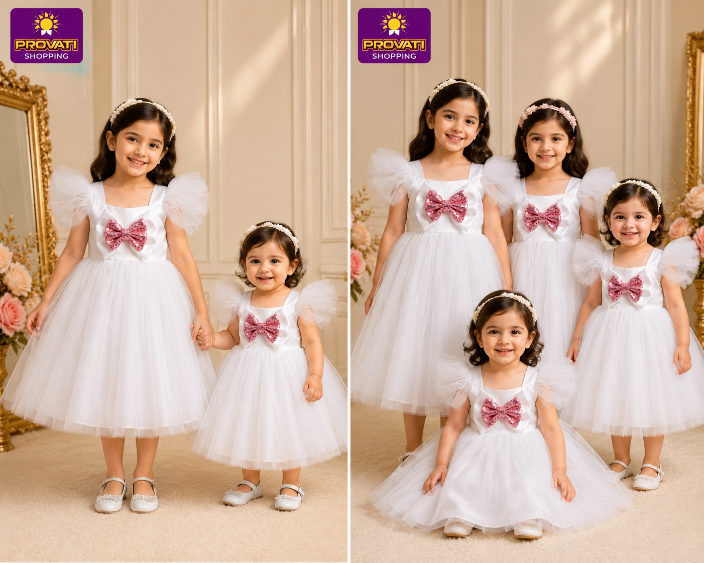 Baby Girls Dress Fashionable Party Dress 0-12 Yrsas - Image 3